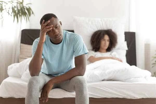 Man upset about ED symptoms Sandy