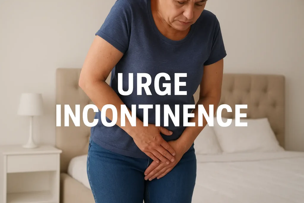 how to manage urge incontinence Sandy symptoms