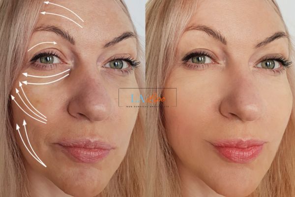 Morpheus 8 results Sandy face lift.