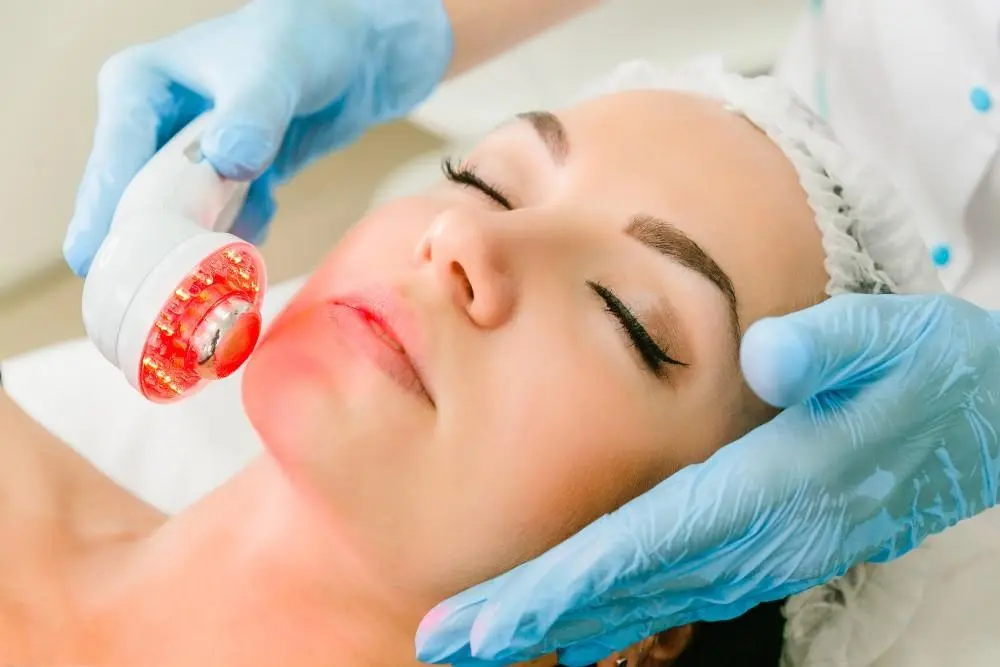 woman having non-surgical Morph8 treatment Sandy