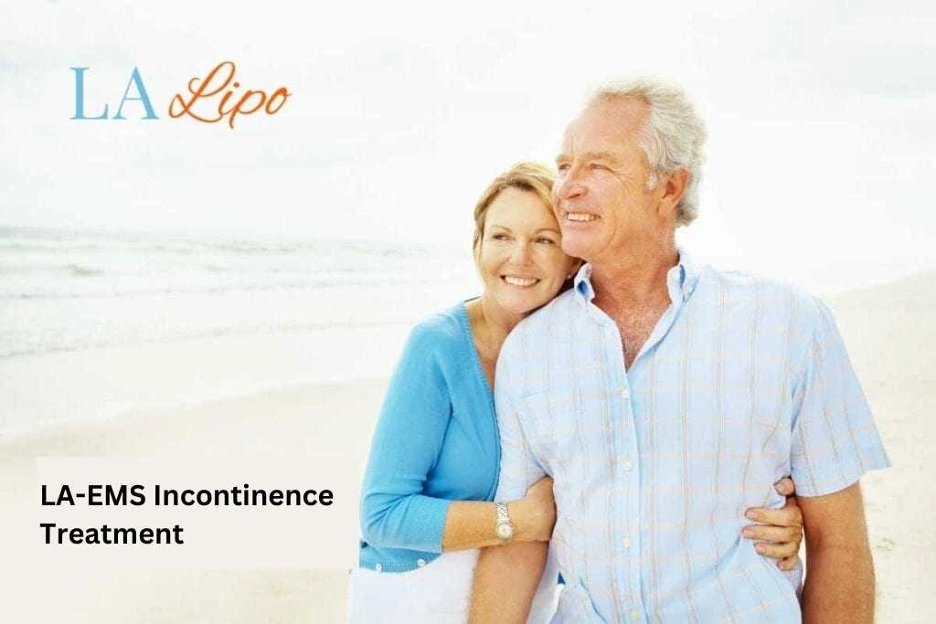 happy couple after treating stress incontinence Sandy speak to our team today.