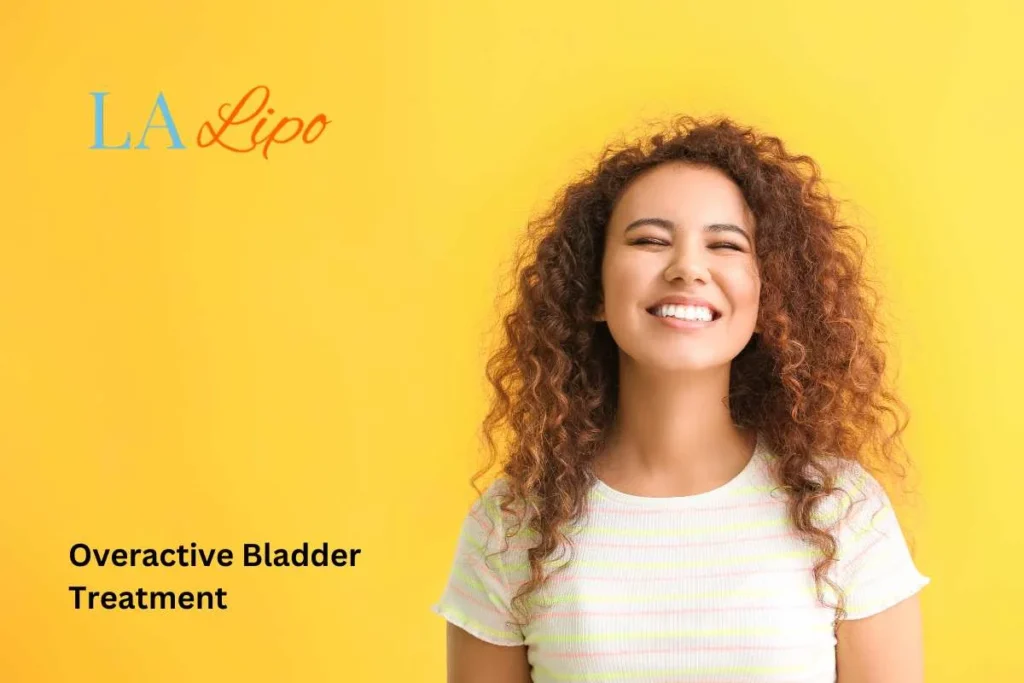 woman smiling about overactive bladder treatment Sandy solutions