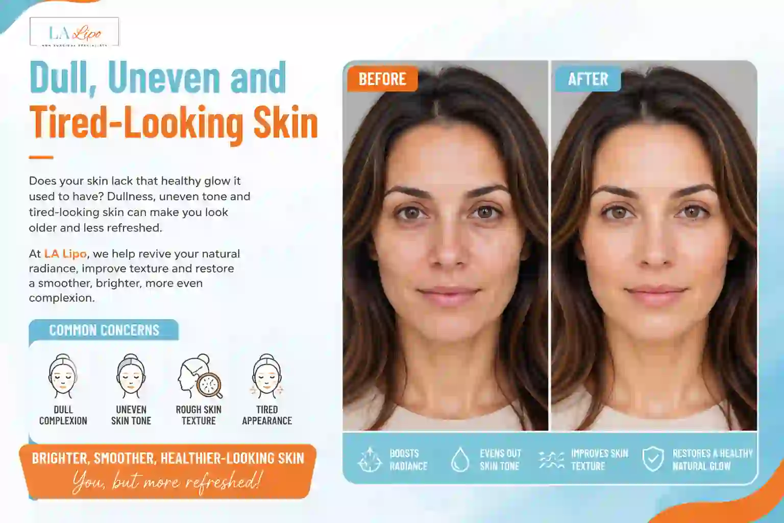 Sign #5: Dull, Uneven and Tired-Looking Skin Sandy