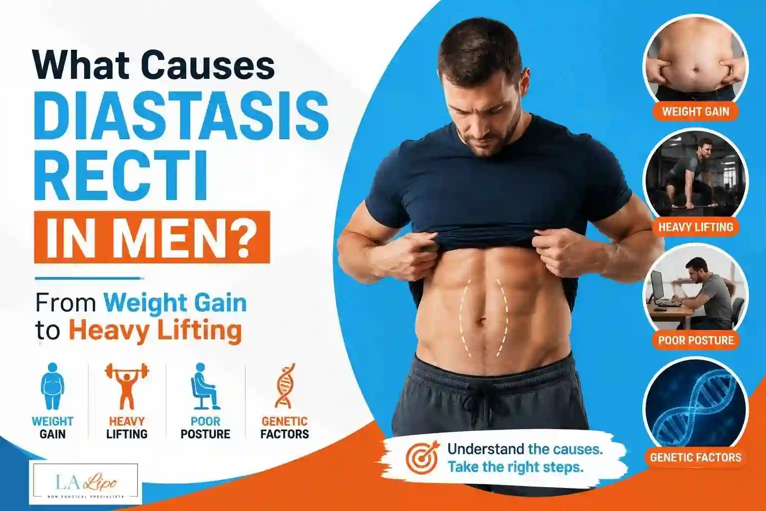 What Causes Diastasis Recti in Men? From Weight Gain to Heavy Lifting Sandy